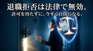 退職の拒否は法律で無効！認めない上司を突破して即日辞める最終手段